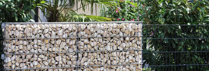 clôture en gabion