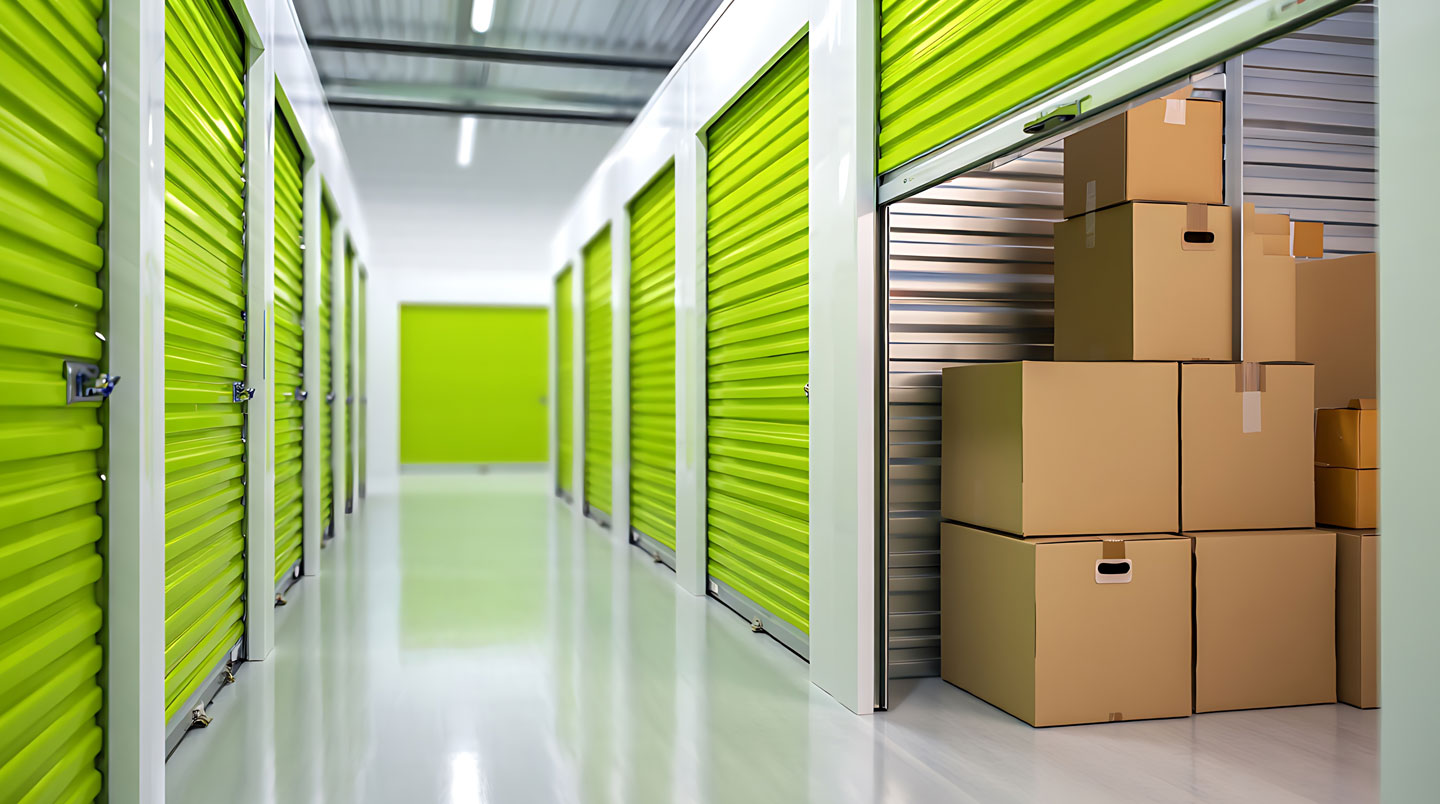 Illustration des avantages d'un box de stockage : flexibilité, accès 24h/24 et sécurité incluse